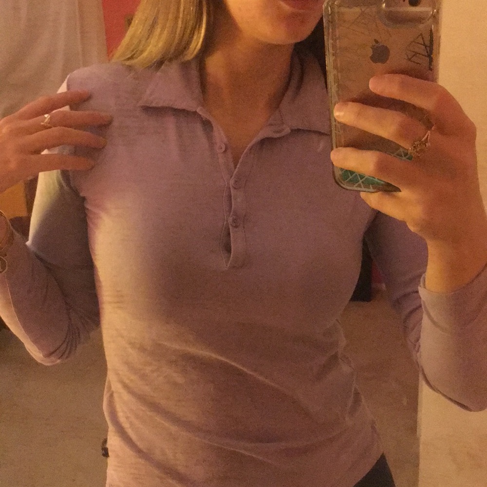 Purple button down - Picture 3 of 6